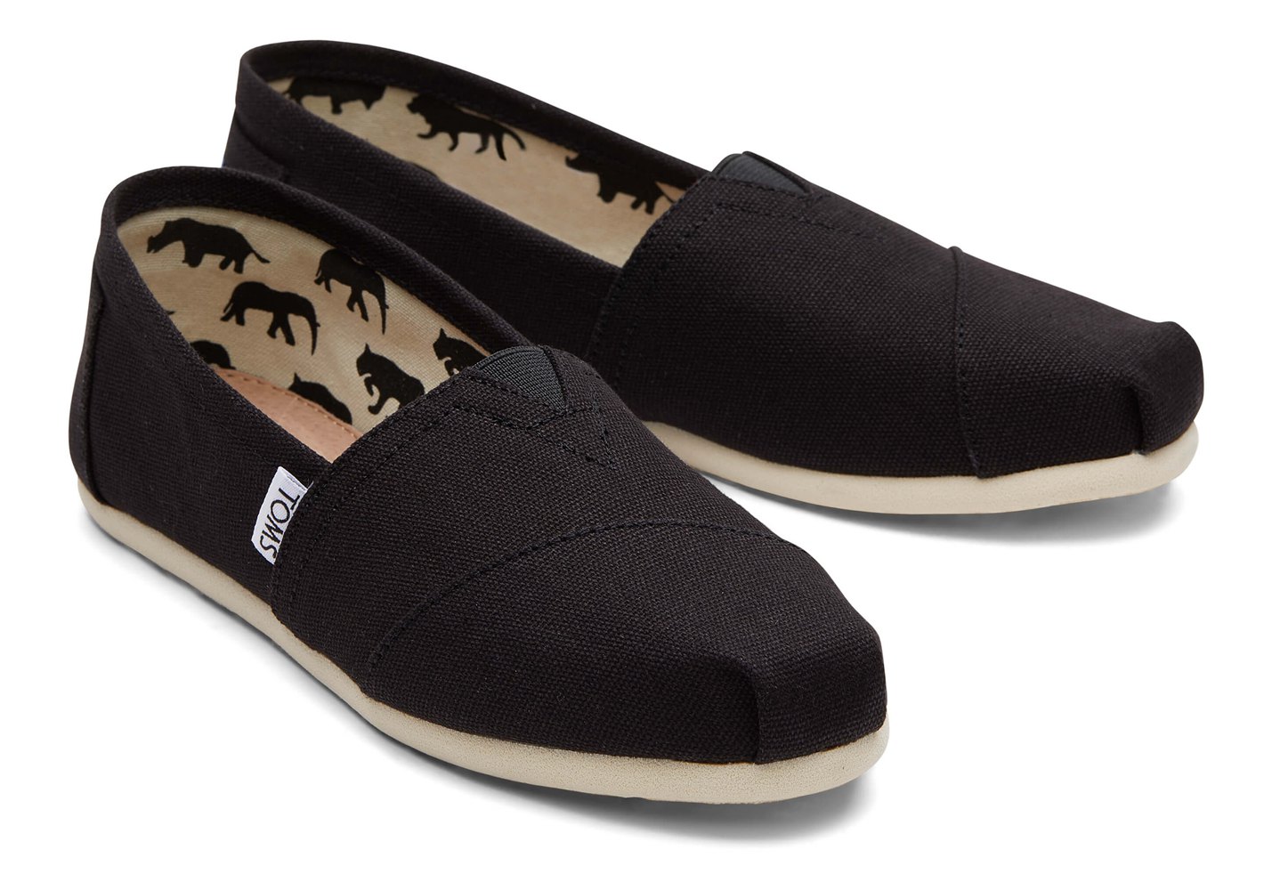 Toms Alpargata Canvas Espadrille Black - Womens - 70856-BLHO